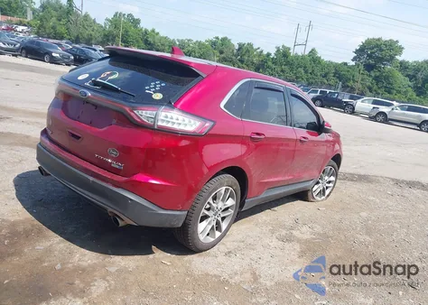 2016 Ford Edge Titanium from USA, damaged, VIN 2FMPK4K93GBB30449